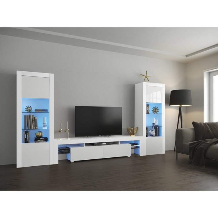 Orren Ellis Earle Entertainment Center for TVs up to 88" & Reviews